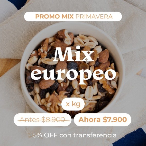 Producto - 1KG MIX EUROPEO - PROMO MIX PRIMAVERA