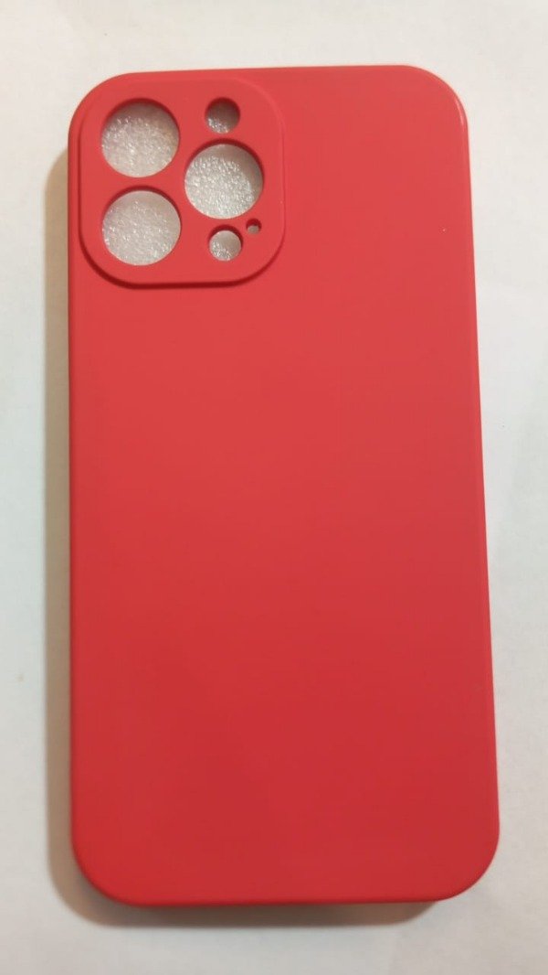Producto - Funda Silicone Case Rojo para iPhone 13 Pro Max