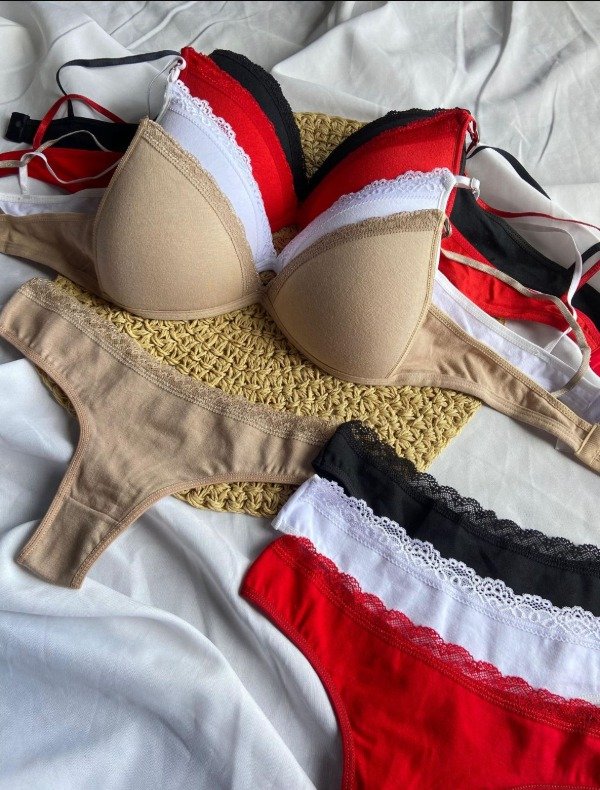 Producto - CONJUNTO ALGODÓN CON PUNTILLA