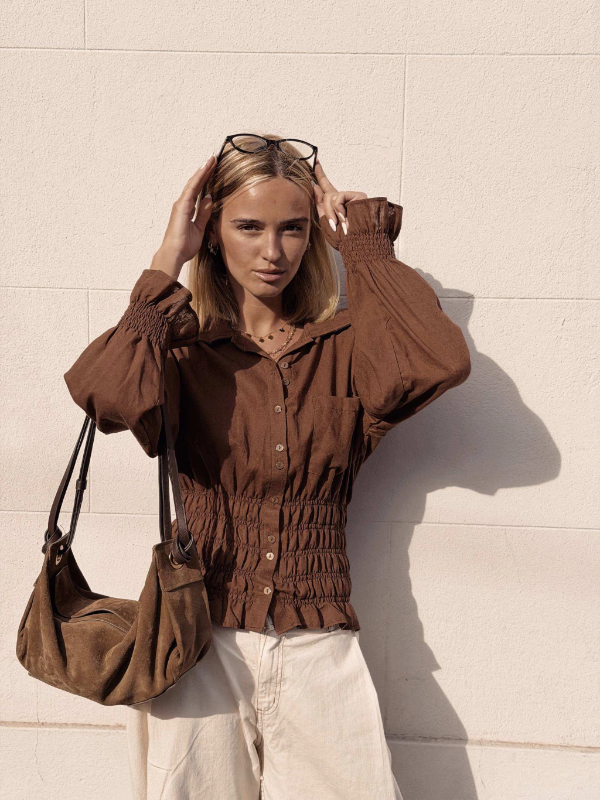Producto - CAMISA SUMMER SHAPES CHOCOLATE - 0