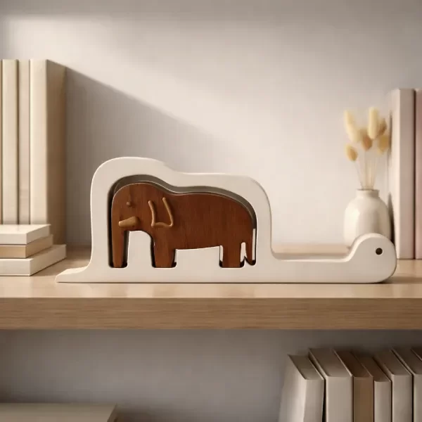 Producto - Decoracion Boa Y Elefante El Principito De Madera - 6