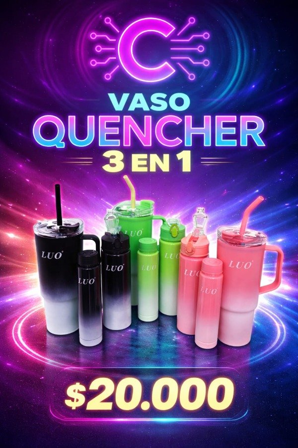 Producto - Vasos Quencher 3 en 1