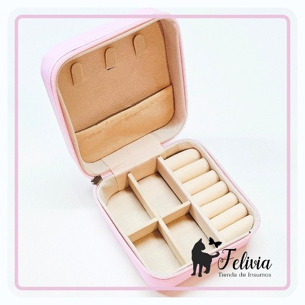 Producto - Mini Alhajero organizador. Rosa
