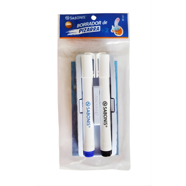 Producto - BORRADOR SABONIS P/PIZARRA BLANCA + 2 MARCADORES