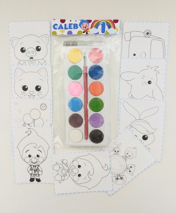 Producto - Acuarela Plim plim con dibujos