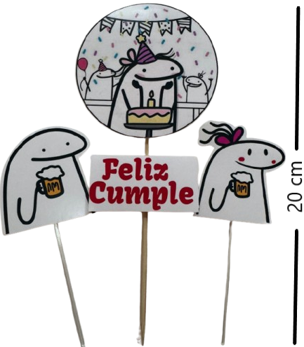 Producto - Set Toppers Flork x 1