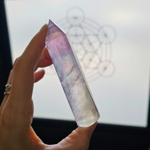 Producto - Obelisco de Fluorita Arco Iris - 0