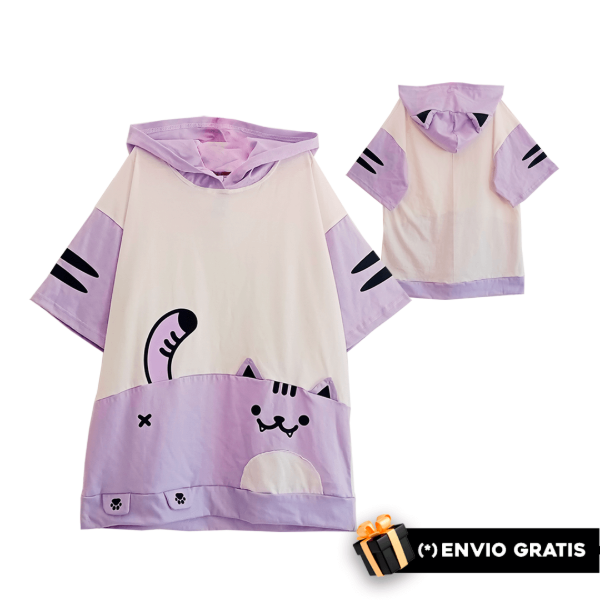 Producto - Remera Gatito Stinky Lilo Moda  Kawaii