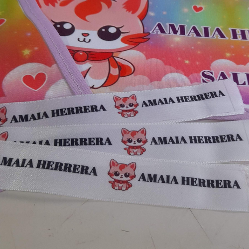 Producto - Cintas con Nombre x10
