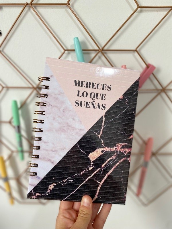 Producto - CUADERNO MERECES LO QUE SUEÑAS A5