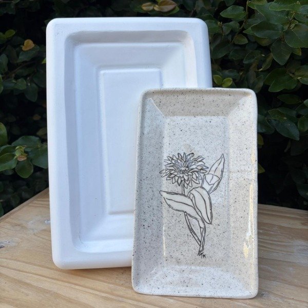 Producto - Molde de Yeso Bandejita rectangular