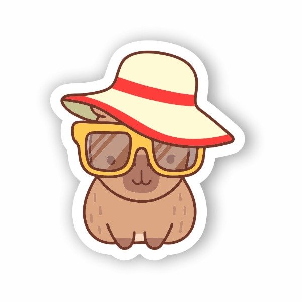 Producto - ST00322 Capibara con sombrero