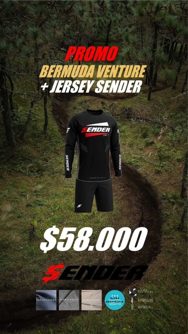 Producto - BERMUDA VENTURE + JERSEY SENDER CONSULTAR STOCK ANTES DE COMPRAR