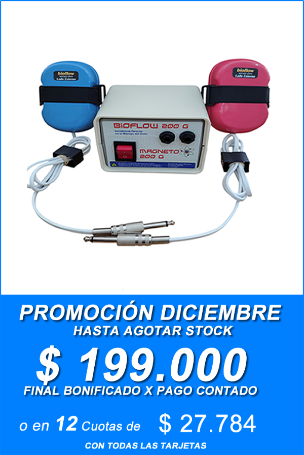 Producto - Magneto 200 gauss BIOFLOW con dos Solenoides Planos