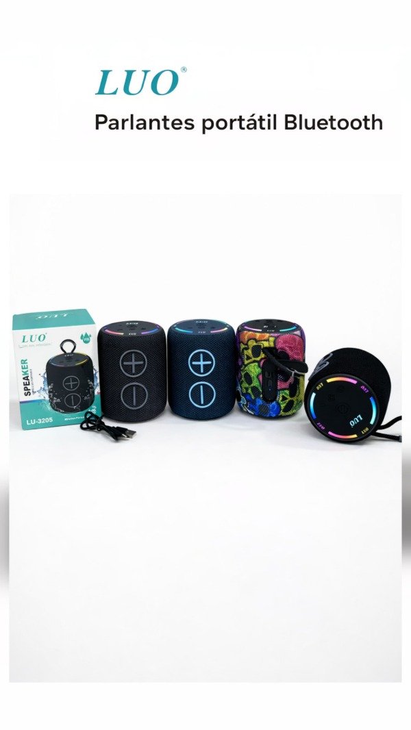 Producto - Parlantes Portátil Bluetooth 3205