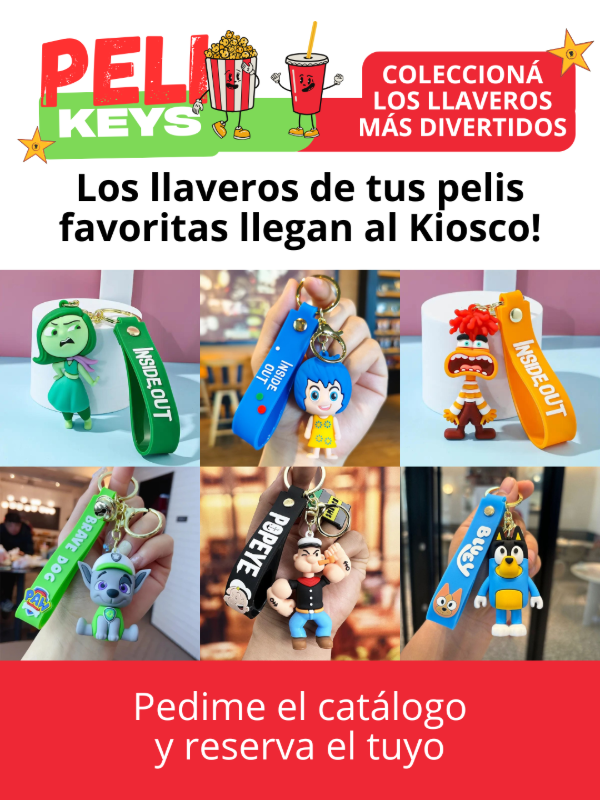 Producto - Llaveros coleccionables inspirados en personajes favoritos.