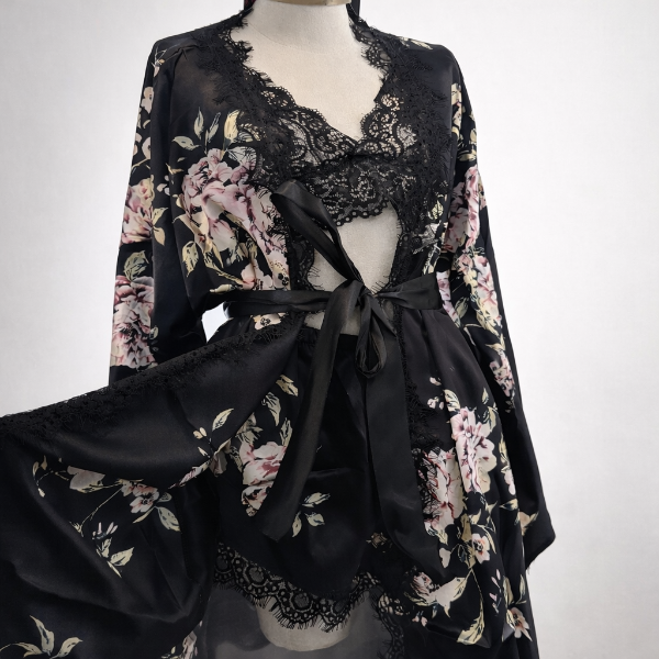 Producto - Set 3 piezas /Pijama satén