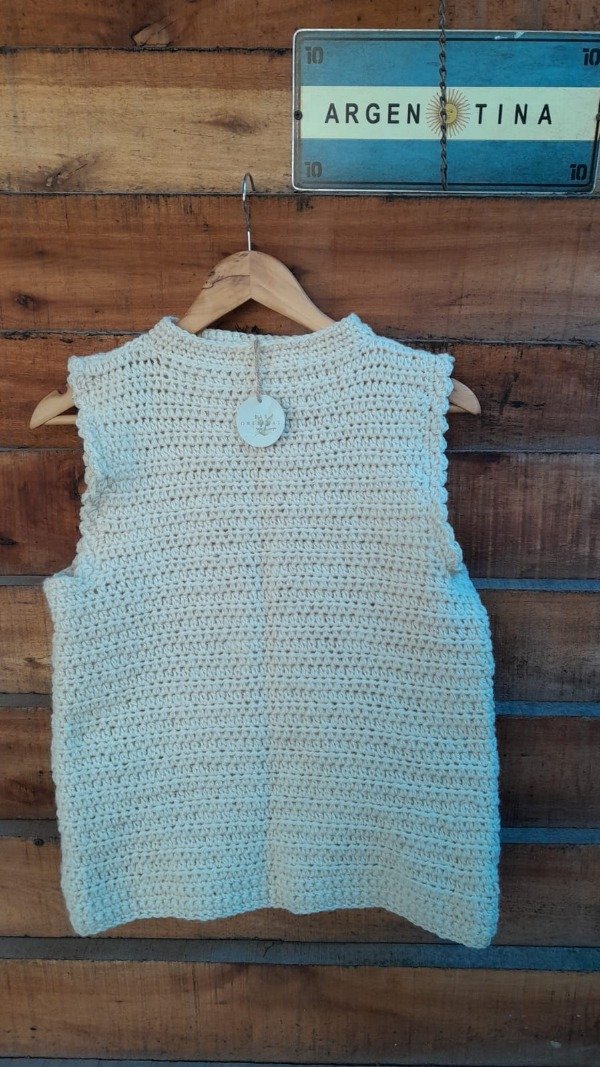 Producto - Chaleco lana natural