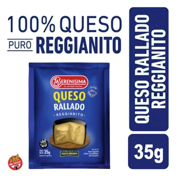 Producto - QUESO RALLADO REGGIANITO 35GR