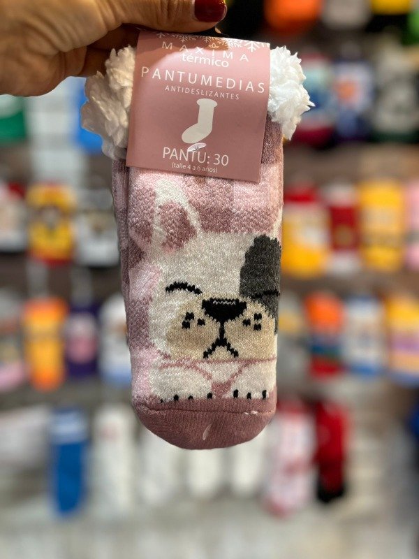 Producto - Pantumedias infantil perrito rosa