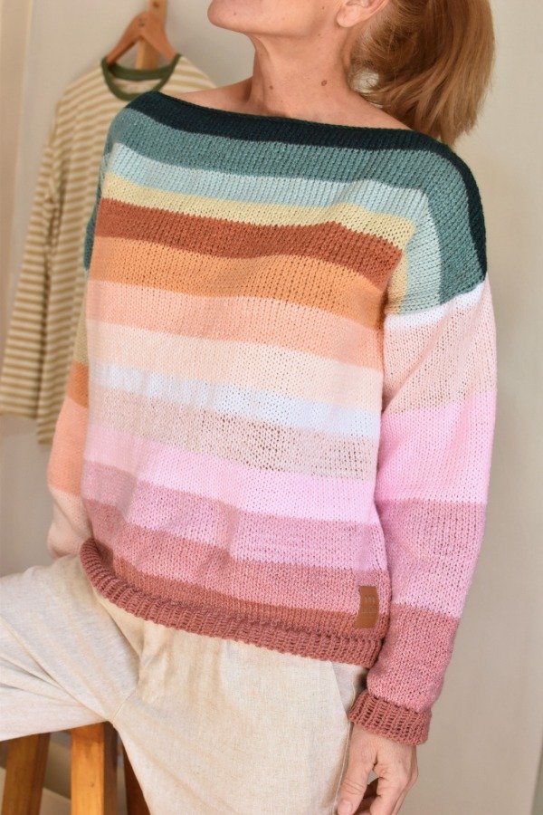 Producto - Sweater Quizás, Porque - Zero Waste Rosas