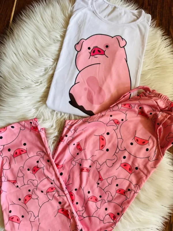 Producto - Pijama Chanchito adultos manga corta - 0