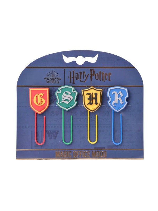 Producto - Maw Harry Potter Casas Paper Clips X 4 Mooving