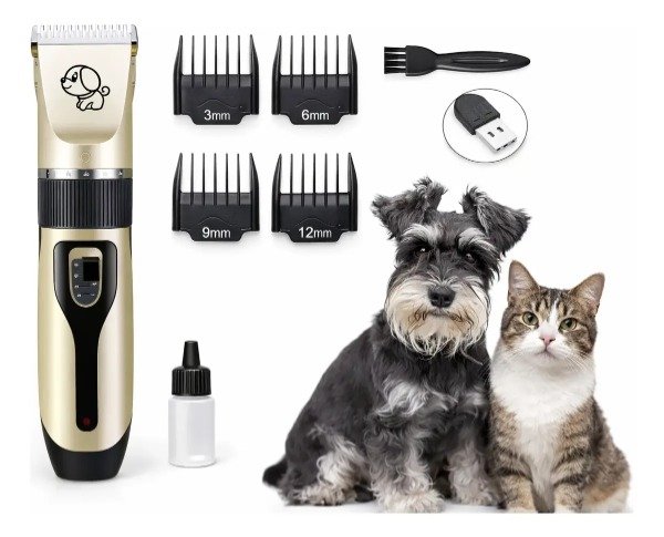 Producto - Maquina Cortadora De Pelo Para Mascotas Recargable USB Inalámbrica - 6