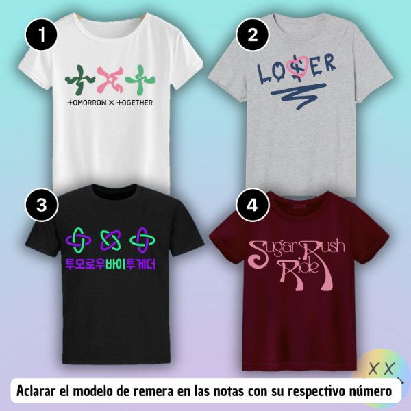Producto - Remeras TXT #1 (varios modelos)