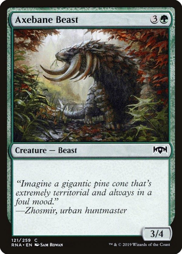 Producto - Axebane Beast  Ravnica Allegiance