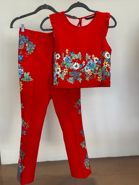Producto - SET FLORES, ZARA xs