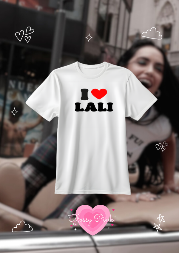 Remera i love lali