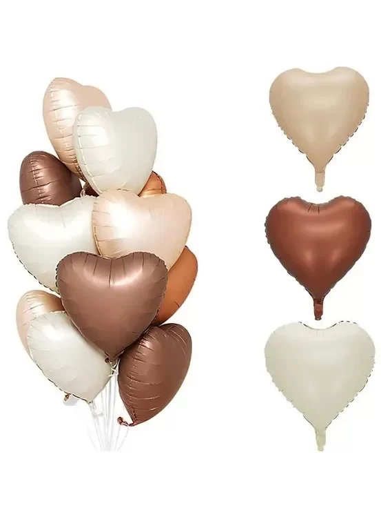 Producto - GLOBO CORAZON 18" PULGADAS COLOR NEUTRO MATE XUNIDAD
