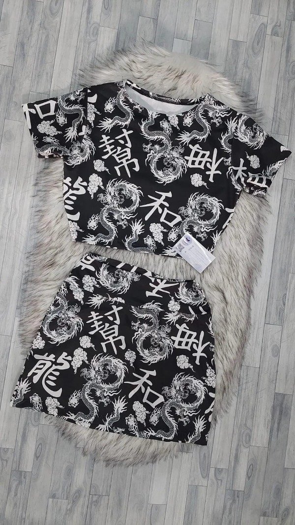 Producto - Conjunto dragón negro