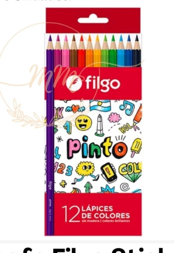 Producto - Lápices de colores caja de  12 largos