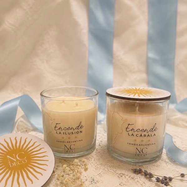 Producto - Vela Pasión Argentina Blanca