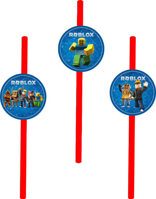 Producto - SORBETES ROBLOX X 10