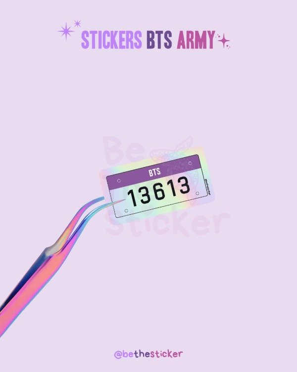 Producto - Sticker BTS Chapa
