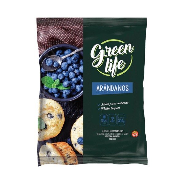 Producto - Arándanos -GREEN LIFE - congelados x 300gr SIN TACC