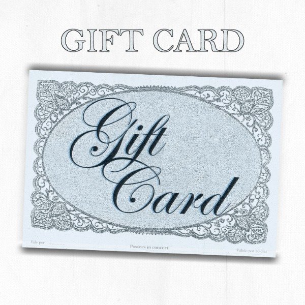 Gift card remera y baby tee
