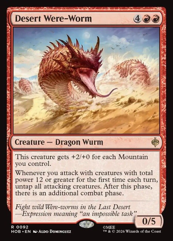 Producto - Desert Were-Worm #92  The Hobbit