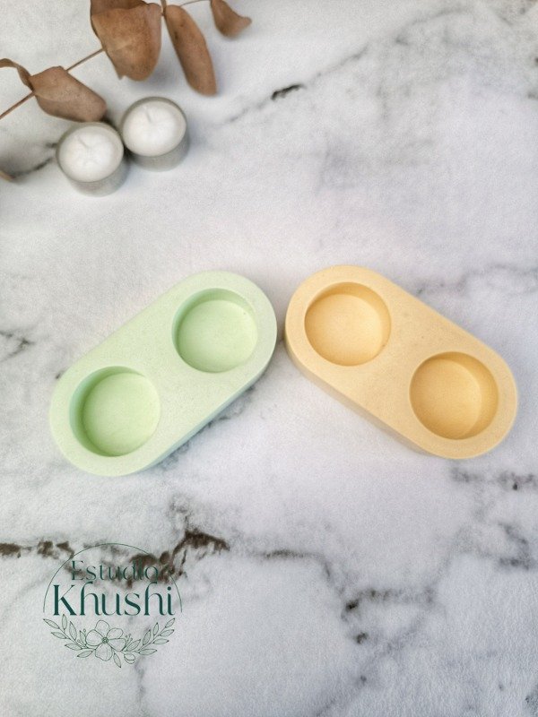 Producto - Porta Velas 2 cavidades