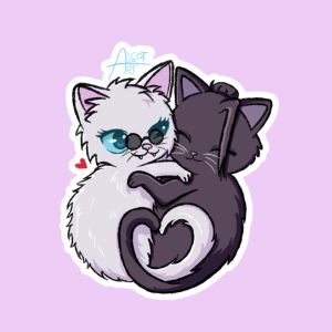 Producto - Stickers en Vinilo - Jujutsu Kaisen - Gojo y Geto Michis