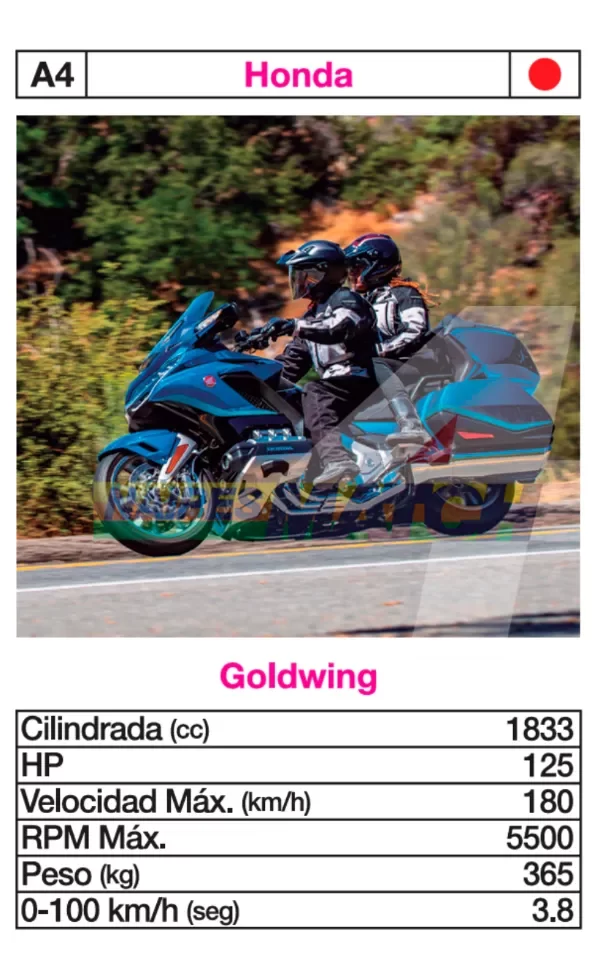 Producto - Cartas Motos Cruiser - Match4 - 1