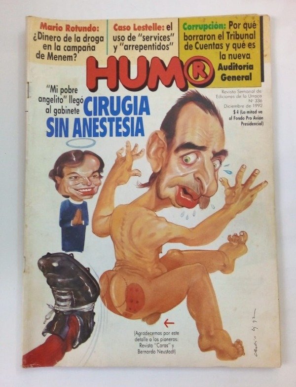 Producto - Humor #336 - Diciembre 1992 - Cirugía sin anestesia Lestelle