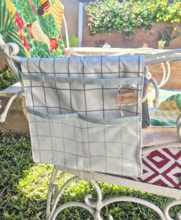 Producto - Estuche Playero - Cuadrillé