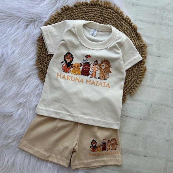 Producto - Conjunto Hakuna matata unisex hasta 4 años