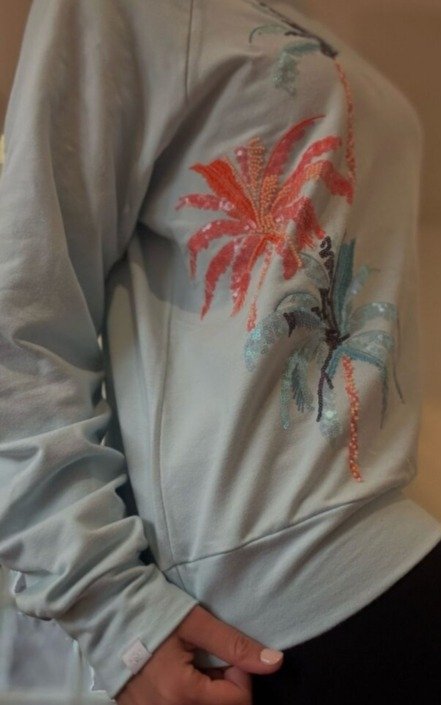 Producto - Buzo rústico palmeras diseño Sunsea - 1