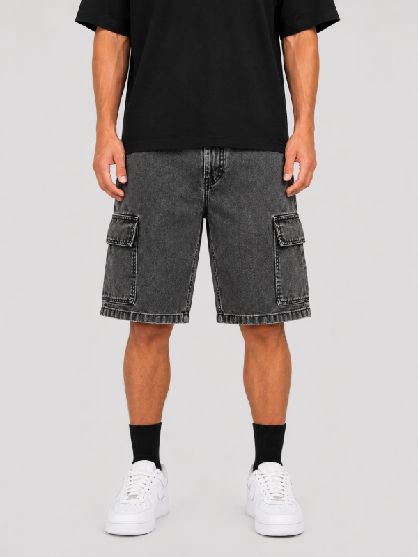 Producto - Bermuda Cargo Gastada - 0