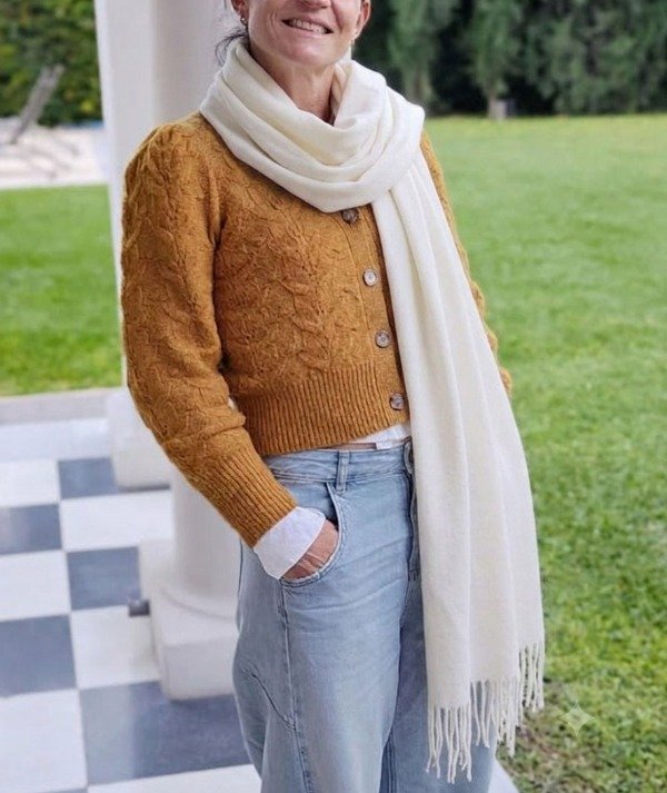 Producto - pashmina velvet - crudo - - 0